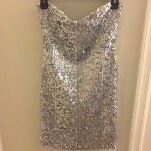 Charlotte Russe Strapless Sequin Mini Dress 👗